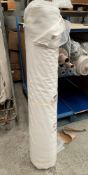 1 x Large Roll Of 48.8M Net Length, 146Cm Width ‘Kerma’ Upholstery Fabric In Natural Ivory Tone.