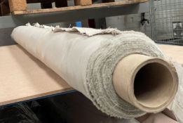 1 x 5.2M Roll Of Designer’S Guild ‘Corda’ Upholstery Fabric In Natural Tone. Ribbed Corded Texture