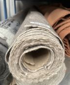 1 x Roll of Soft Wool Tweed Upholstery Fabric in a Neutral Herringbone Pattern - Approx 5 Metres
