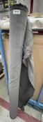 1 x Roll of Commercial Grade Durable Plain Weave Upholstery Fabric in Grey - Approx 8 Metres