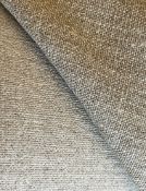 1 x 22M Roll Of Woven Art Company “Lundy Fr” 100% Linen Upholstery Fabric In Natural Tone, Fire-