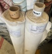 2 x Rolls Of Upholstery Fabric By Loaf, “Clever Softie” Range, 