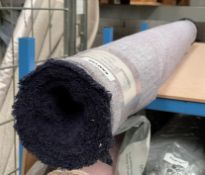 1 x 12M Roll Of Clever Softie Upholstery Fabric In “Seriously Blue” Colourway, Textured Woven