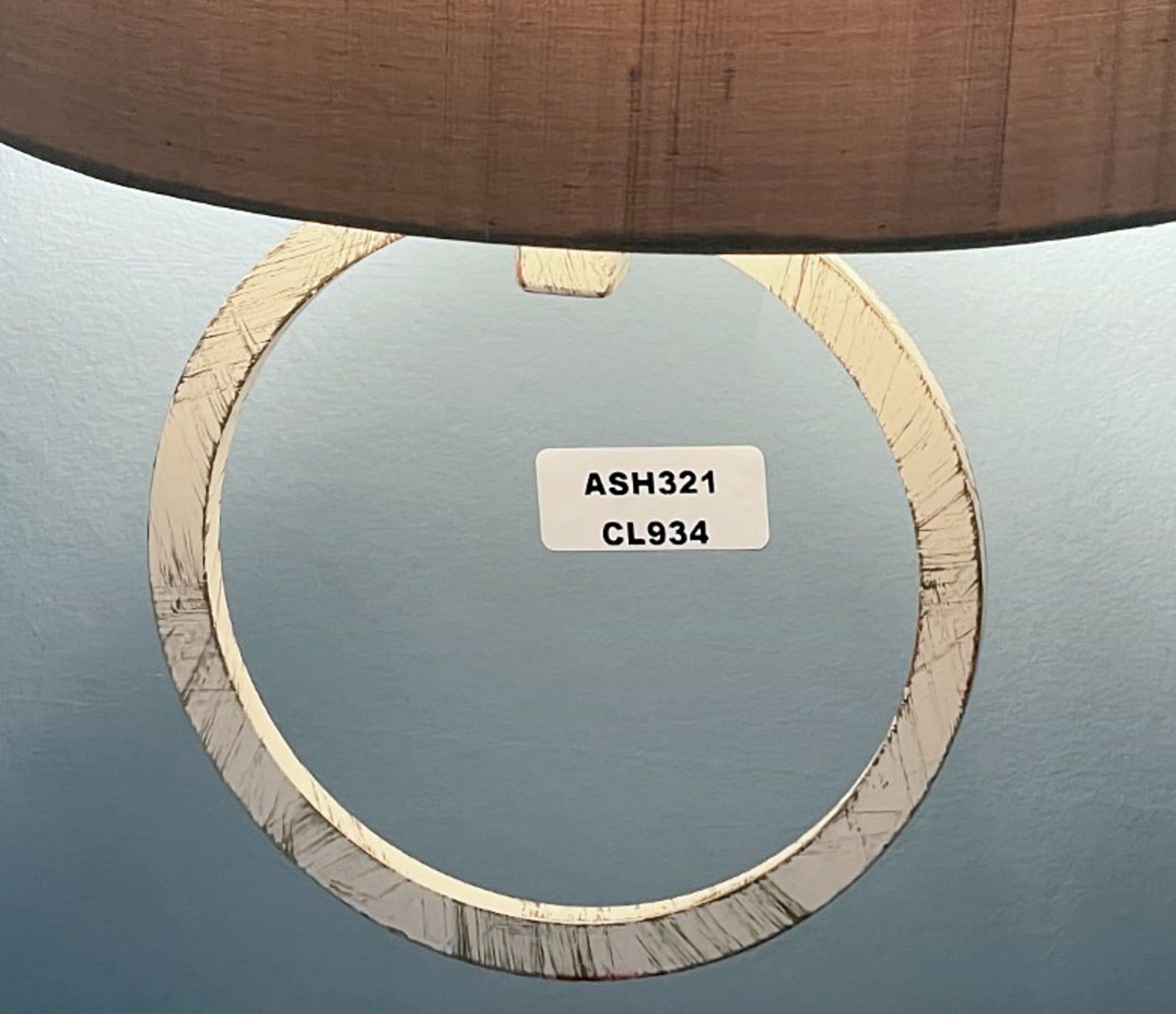 1 x Luxury Artisan Wall Lamp with Fabric Shade - NO VAT ON THE HAMMER - Image 4 of 4