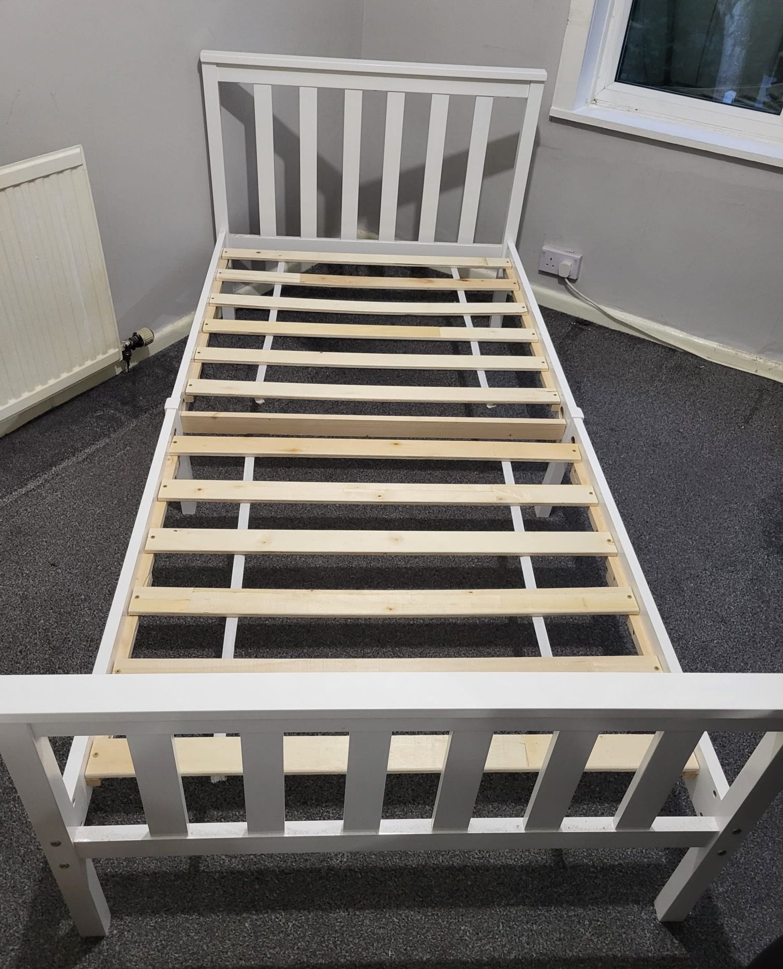 1 x Single Bed With Memory Foam Mattress - CL999 - NO VAT ONTHE HAMMER - Location: Altrincham - Image 3 of 5