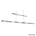 1 x Rectangle Bar Light - 5-Light With Chrome Finish - Adjustable - Original Retail £160 - Ref: