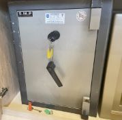 1 x S.M.P ‘Economy’ Steel Fire-Resistant Security Safe, Manufactured By S.M.P Security Ltd