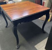 1 x DUTCH CONNECTION Ornate Period Style 4-Seater Square Table - Recently Removed from a Luxury