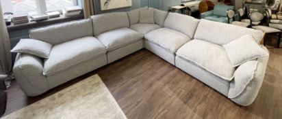 1 x Bespoke Luxury 3.1-Metre Handcrafted Modular Corner Sofa, From a Luxury Furniture Retailer
