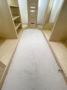 1 x Quality Fitted Inner Hallway Carpet In Light Cream Finish, Complete With Cloud 9 Underlay