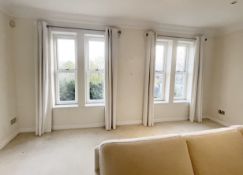 2 x Pair Of Curtains And Blinds For Windows Measuring Total Windows Each Approx W 185Cm X H250Cm -