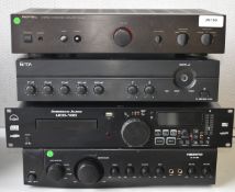 4 x Stereo Separates Including Power Amplifiers by Rotel, TOA and Vision Pro, and an American