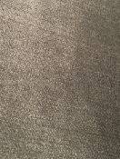 1 x 2 Metre Roll Of Designer Damask Velvet Upholstery Fabric In Black & Silver Grey Tones - Ref: