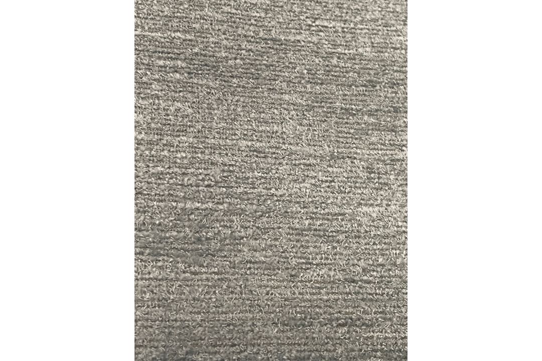 1 x 17 Metre Roll Of Light Grey Textured Upholstery Fabric - Bs5852 Part 1 Certified - Ref: - Image 8 of 8