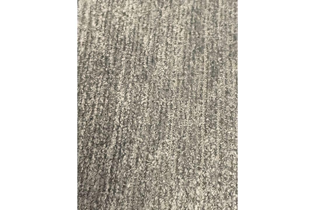 1 x 17 Metre Roll Of Light Grey Textured Upholstery Fabric - Bs5852 Part 1 Certified - Ref: - Image 2 of 8