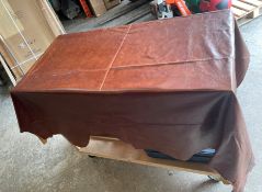 1 x Premium Genuine Upholstery Leather Hide Featuring A Natural Grain With A Sought-After '