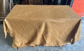 1 x Premium Genuine Pull-Up Upholstery Leather Hide Featuring A Natural Fine Grain In A Rich Warm