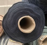 1 x 32 Metre Roll Of Vigano “Velvet Midnight 1326” Luxury Italian Cotton Velvet Upholstery