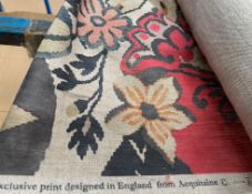 1 x 11 Metre Roll Of Aquitaine Designer Woven Medium-Weight Upholstery & Furnishing Fabric Featuring