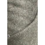 1 x 3.5 Metre Roll Of Amatheon Contemporary 'Willow Fr' Upholstery Fabric In A Grey Marl Wool-Look