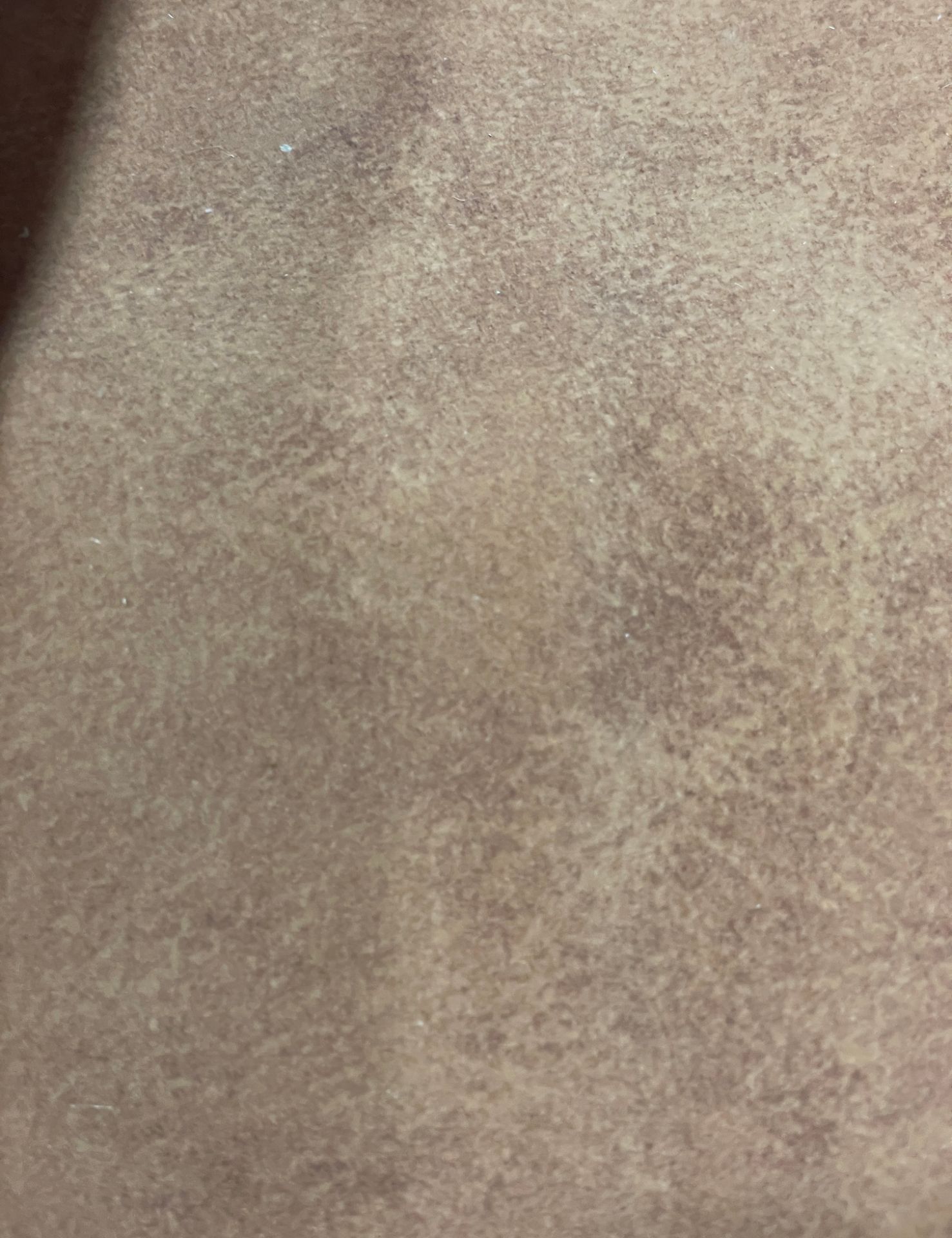 1 x 10-12 Metre Roll Of Premium Faux Suede Upholstery Fabric In Tan - Ref: KAS439 - CL1088 - - Image 6 of 6