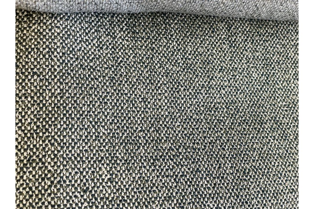 1 x 3m Roll Of Designer Heavyweight Textured Upholstery Fabric In A Multi-Tonal Grey, Charcoal And - Image 4 of 5