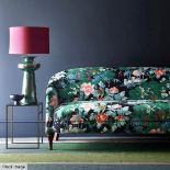 1 x 1-2 Metre Roll Of LINWOOD Omega Prints 'On the River' Premium Velvet Upholstery Fabric