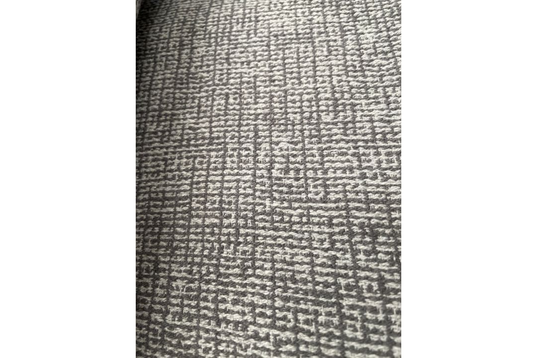 1 x 5-7m Roll Of Designer Woven Textured Upholstery Fabric In Grey & Silver - Ref: BGTMK121 - Image 11 of 12