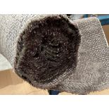 1 x 4-5 Metre Roll Of Heritage Designer Heavyweight Textured Chenille Upholstery Fabric In Taupe &