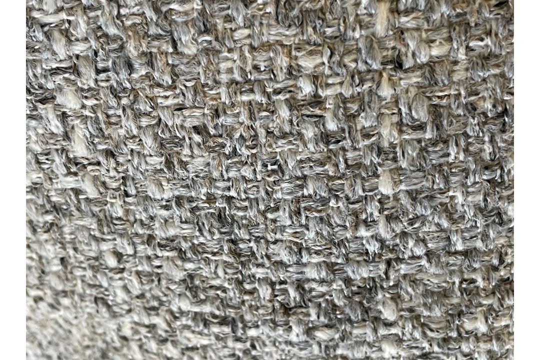 1 x 16 Metre Roll Of Luxury Textured Bouclé Upholstery Fabric – Silver Grey Marl - Ref: SR278 - - Image 3 of 5