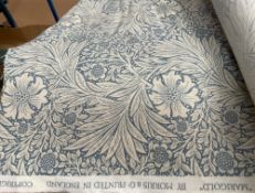 1 x 1.5 Metre Roll Of Morris & Co. “Marigold” Luxury Upholstery & Furnishing Fabric Featuring An