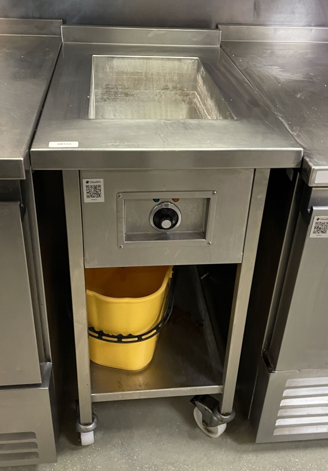 1 x Stainless Steel Electric Baine Marie Unit on Castors - Image 2 of 4