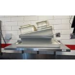 1 x Stainless Steel Wall Mounted Shelf - Includes Pictured Contents of the Shelf