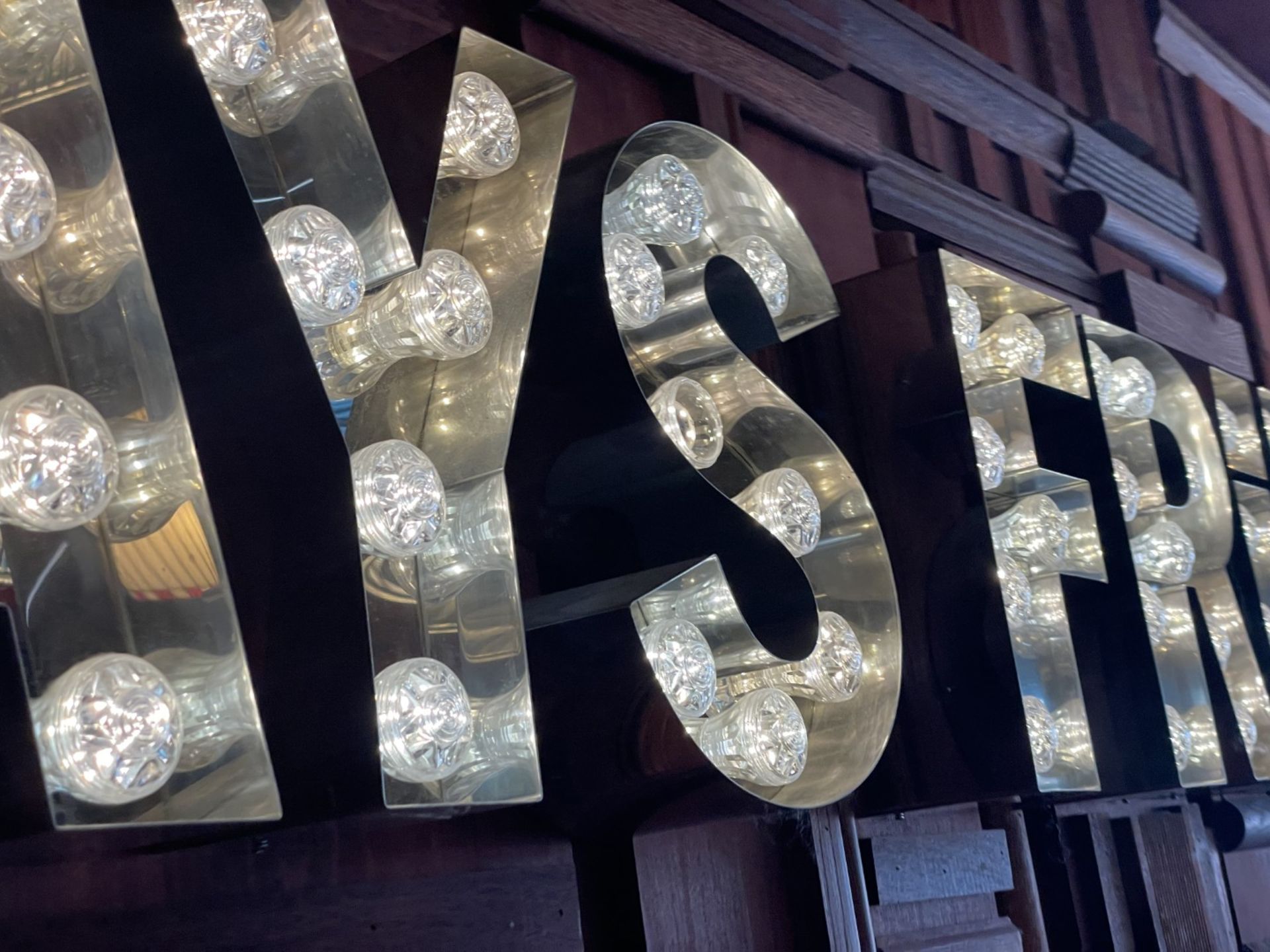 1 x Large-Format Decorative Wall Sign Featuring the Slogan “In Here It's Always Friday!” - Image 19 of 19