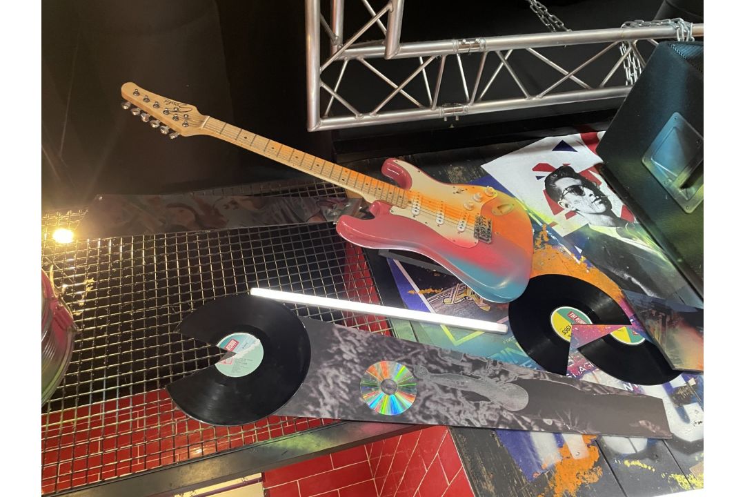 1 x Collection of Rock ‘N’ Roll Custom Display Instruments for a Wall Feature - Image 7 of 34