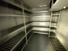 1 x Large Walk In Fridge/Freezer Shelving System with Removable Hygienic Perforated Shelves