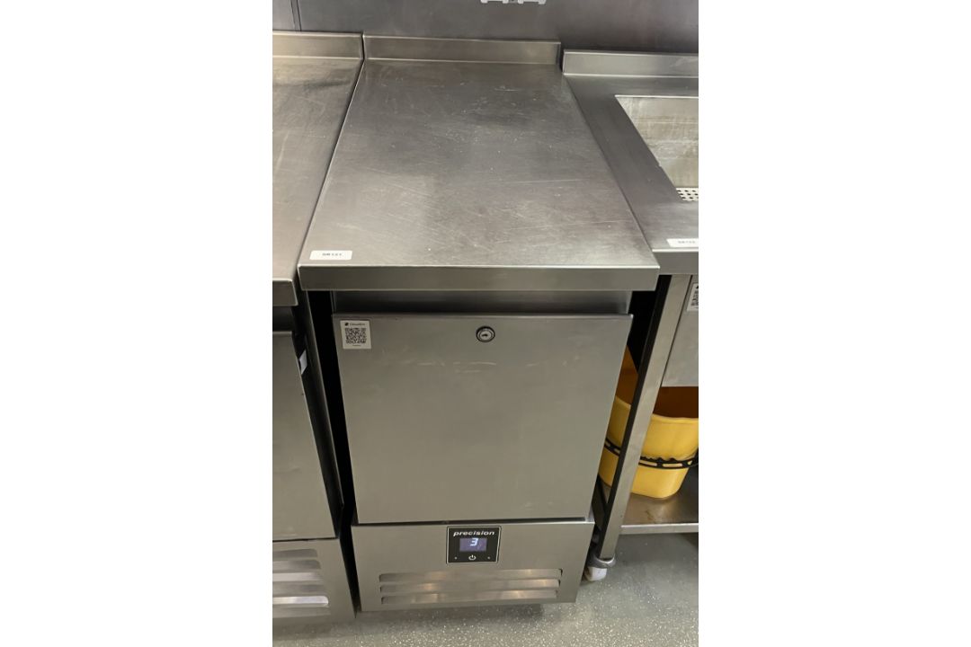 1 x Precision Single Door Stainless Steel Space Saver Prep Fridge - Image 3 of 3