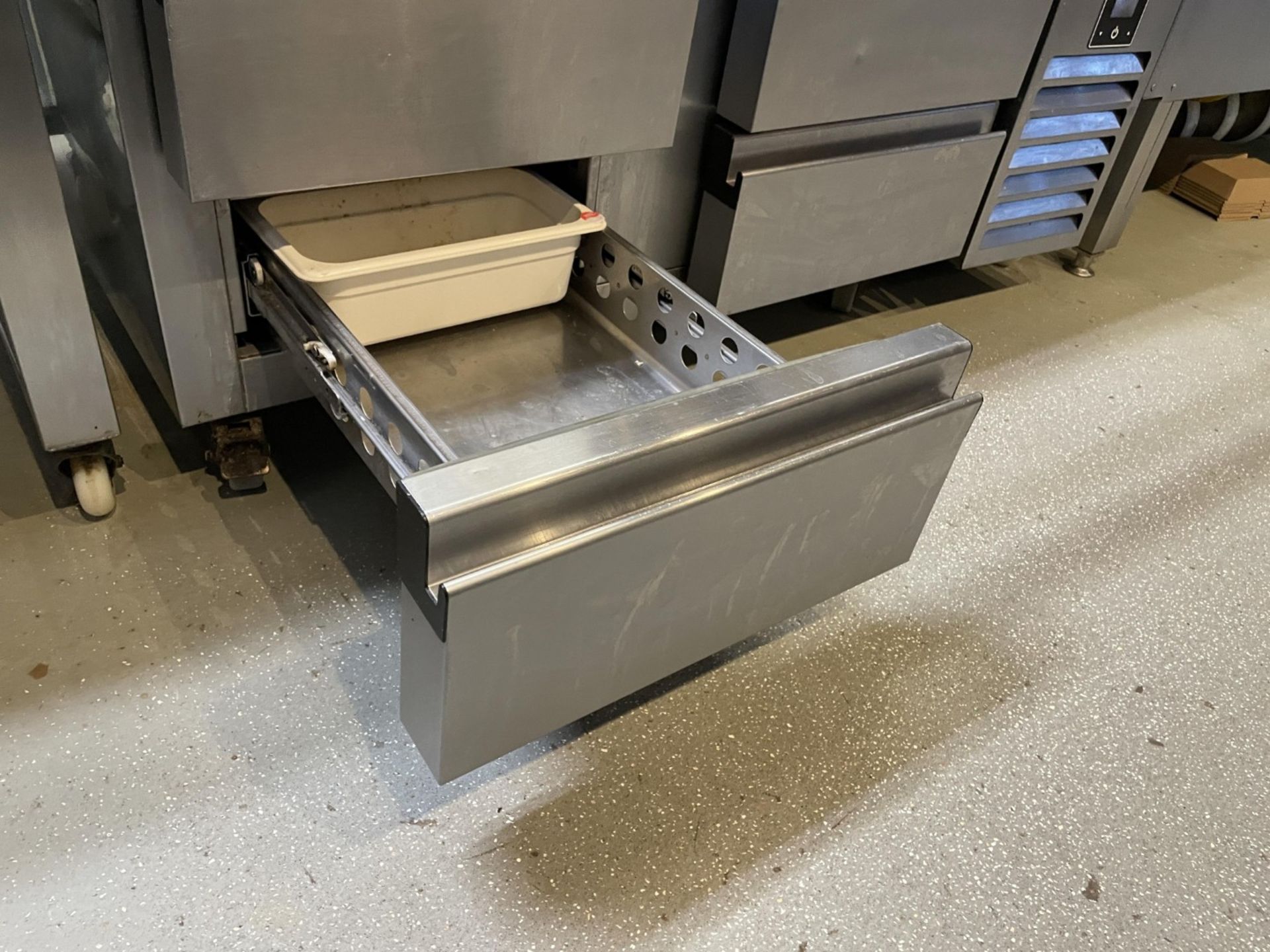1 x Precision Four Drawer Base Counter Fridge - Image 5 of 9