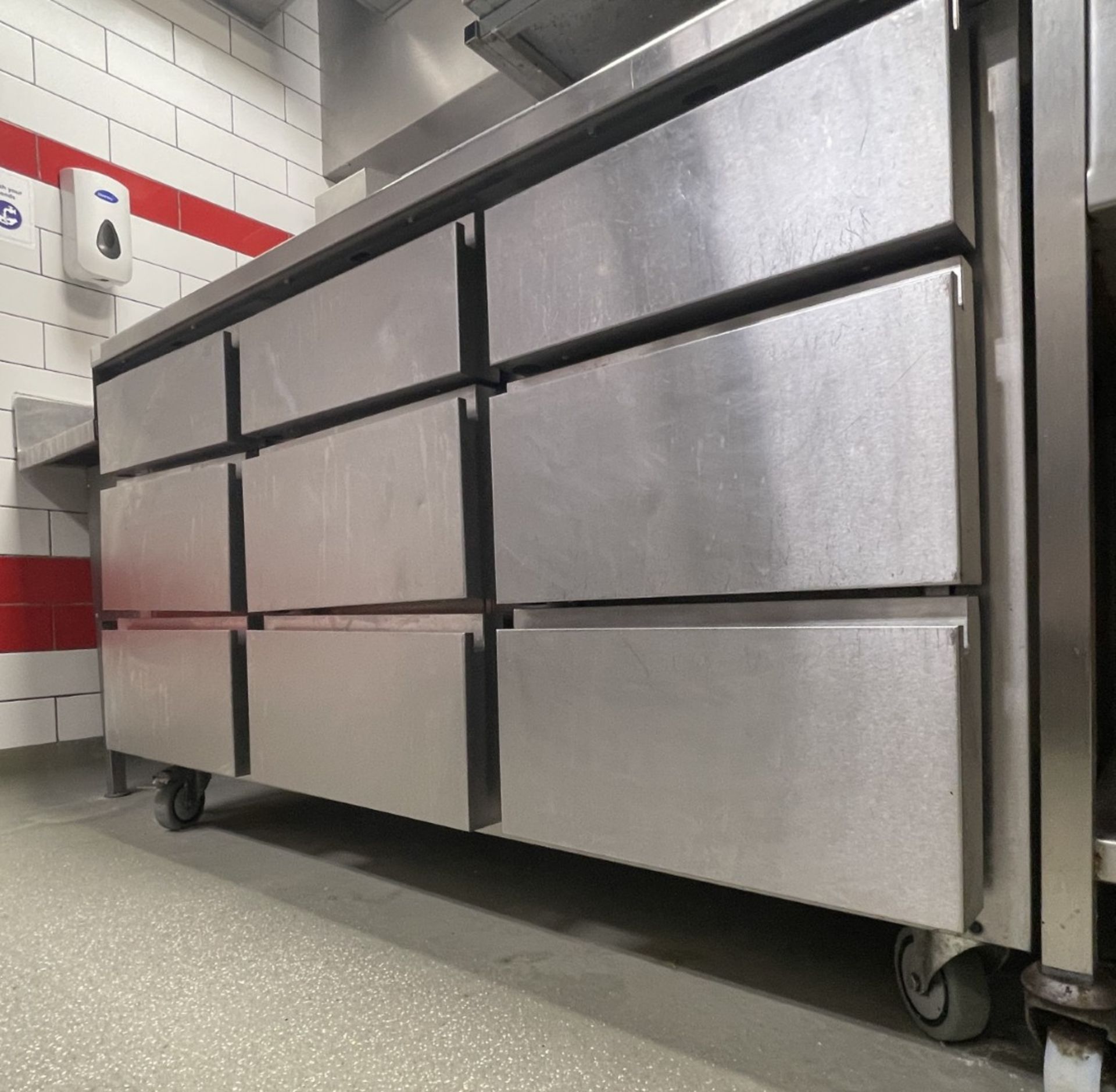 1 x Precision Six Drawer Pizza / Sandwich Topper Prep Fridge - Image 10 of 10