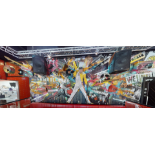1 x Collection of Rock ‘N’ Roll Custom Display Instruments for a Wall Feature