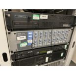 1 x Restaurant Rackmount Audio System - Rack Mount Cabinet with Contents Including a Cloud VTX4240