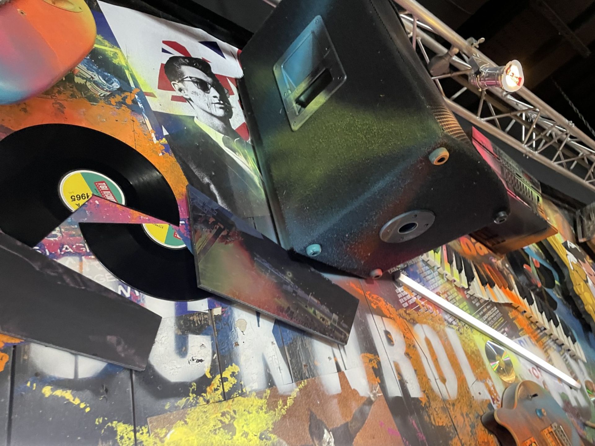 1 x Collection of Rock ‘N’ Roll Custom Display Instruments for a Wall Feature - Image 13 of 34