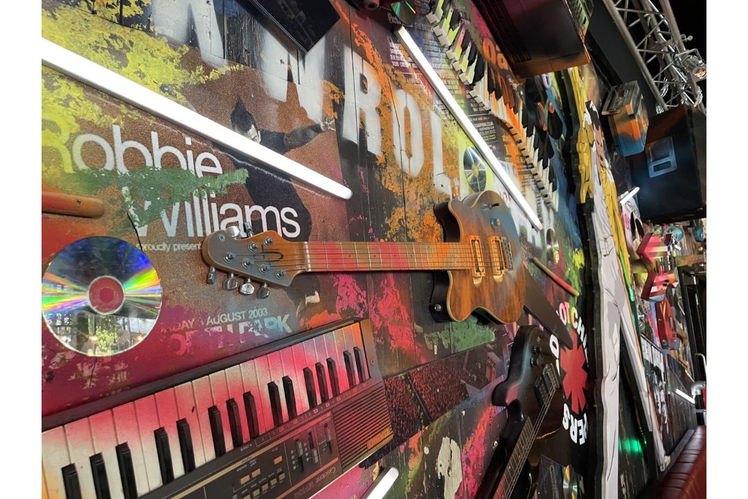 1 x Collection of Rock ‘N’ Roll Custom Display Instruments for a Wall Feature - Image 11 of 34