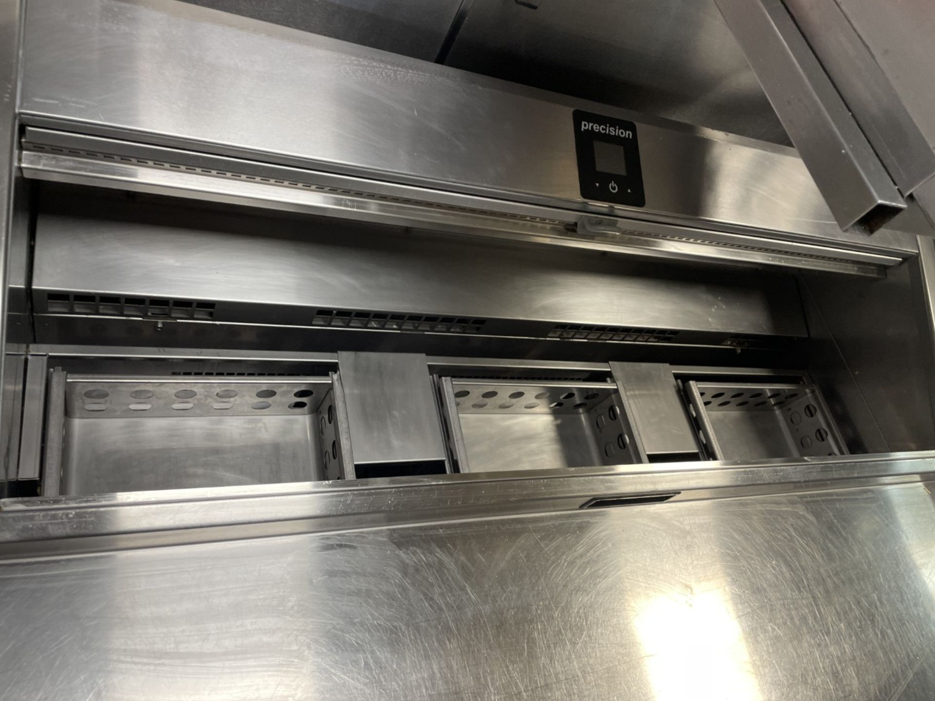 1 x Precision Six Drawer Pizza / Sandwich Topper Prep Fridge - Image 2 of 10