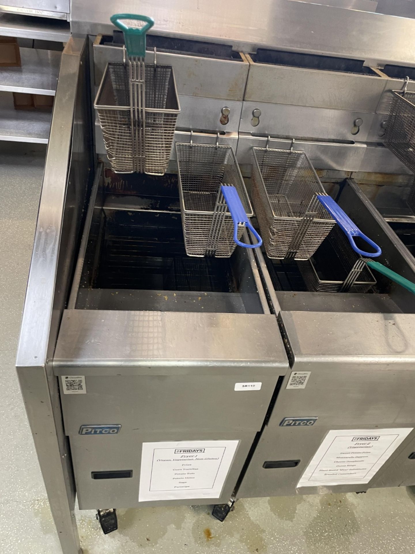 1 x Pitco SG14 Single Tank Gas Fryer with Two Baskets - Image 2 of 5