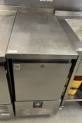 1 x Precision Single Door Stainless Steel Space Saver Prep Fridge