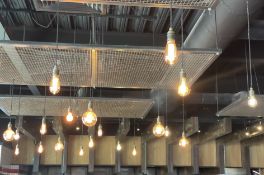 Approx 19 x Suspended Light Pendants