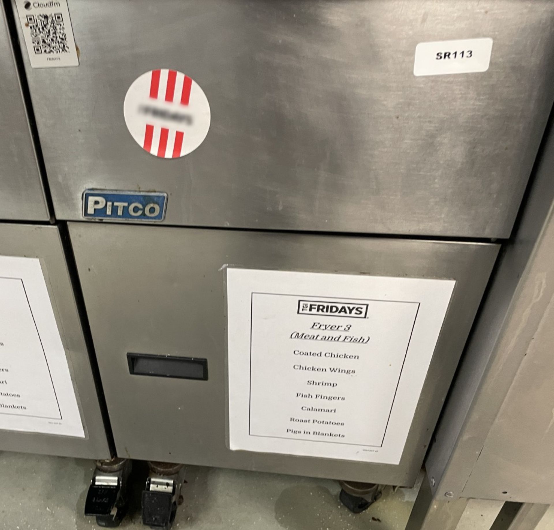 1 x Pitco SG14 Single Tank Gas Fryer Without Baskets - Image 3 of 4
