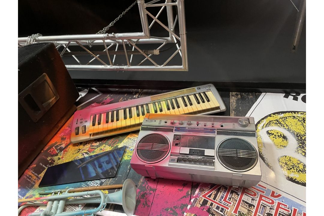 1 x Collection of Rock ‘N’ Roll Custom Display Instruments for a Wall Feature - Image 31 of 34