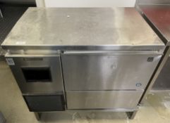 1 x Hoshizaki FM-150KE-50 Self Contained Flake Ice Machine - 150 kg of High Quality Flake Ice Per 24